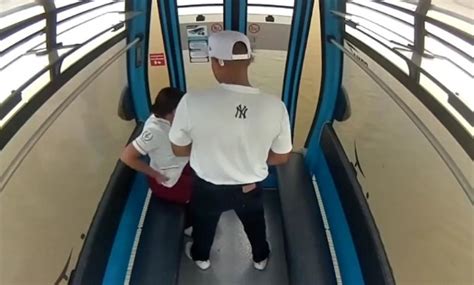 Pareja captada en video sexual en la Aerovía demandará a la。